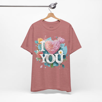 Natural Cotton Tee Shirt - Love story Collection Printify