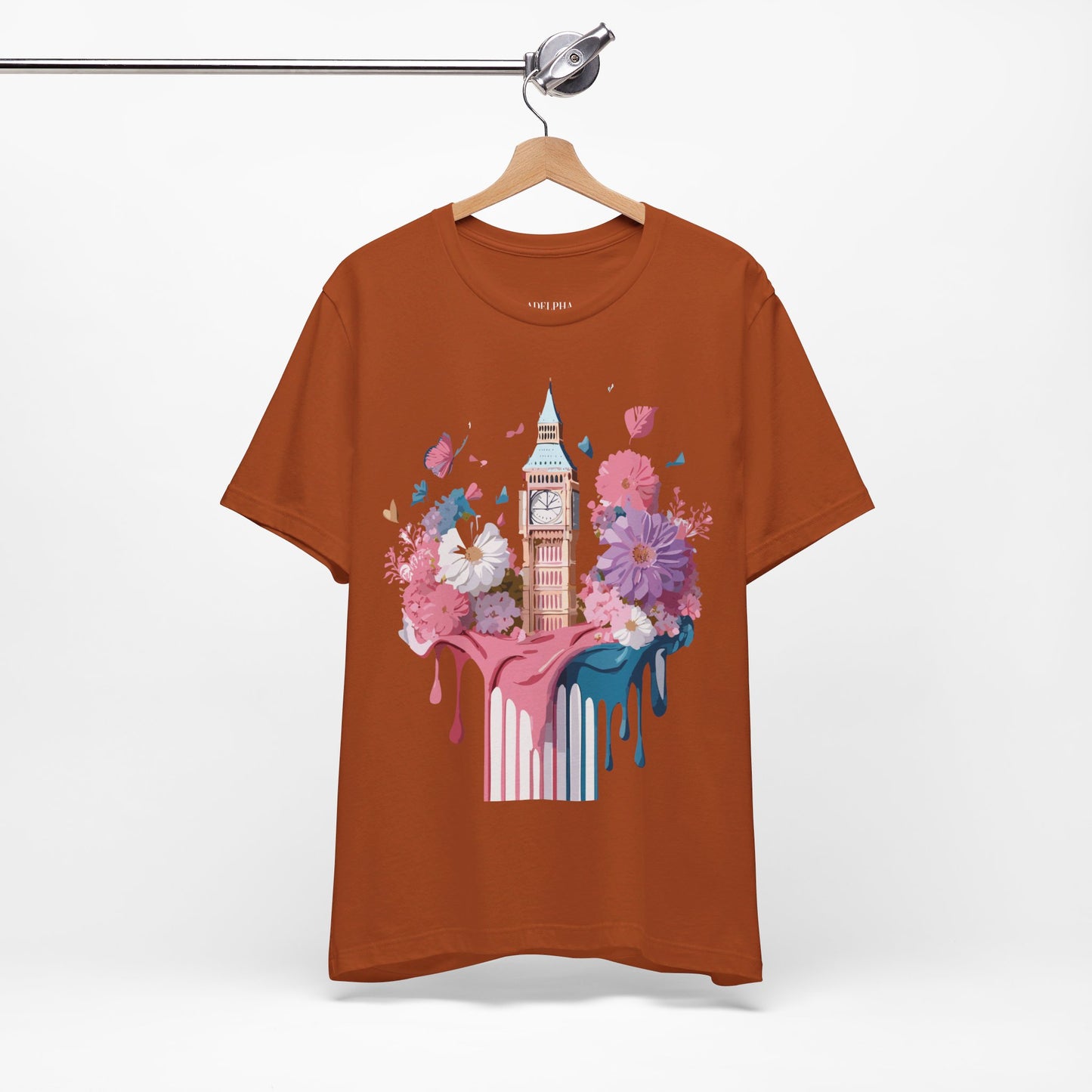 Natural Cotton Tee Shirt - Beautiful Places Collection - London