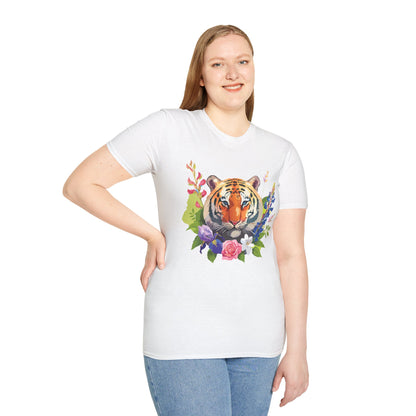 Tiger Shirt Unisex Gildan Softstyle Tee 100 Percent Ring Spun Cotton