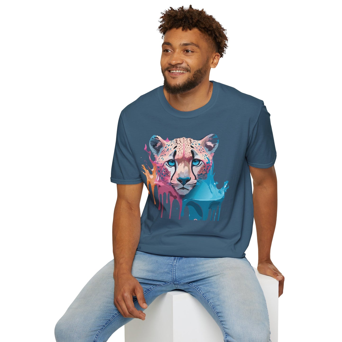 Cheetah Shirt, Shirt with Cheetah, Cheetah Tee, Shirt with Animals