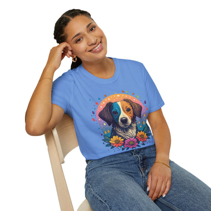 Dog Shirt Unisex Softstyle Tee 100 Percent Cotton Gildan 64000