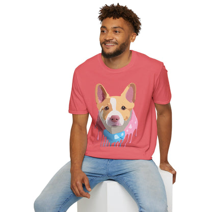 Dog Shirt Unisex Animal Print Tee Cotton T Shirt For Pet Lovers