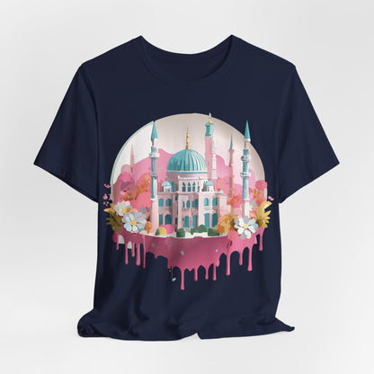 Natural Cotton Tee Shirt - Istanbul, Turkey Printify