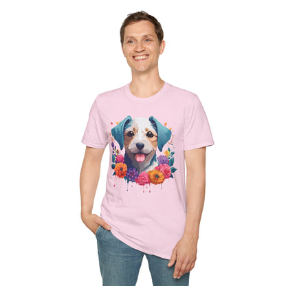 Dog Shirt Unisex Animal Tee Softstyle 64000 Gildan RingSpun Cotton