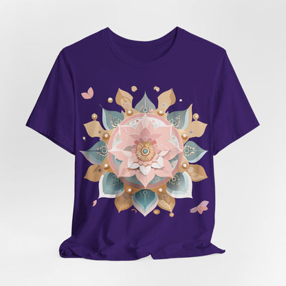 Natural Cotton Tee Shirt - Medallion Collection Printify