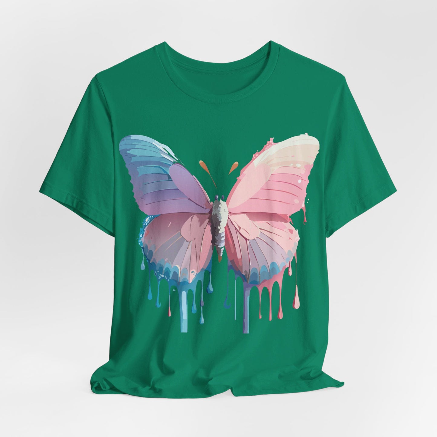 T-shirt en coton naturel avec papillon