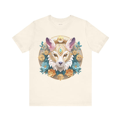 Natural Cotton Tee Shirt - Medallion Collection Printify