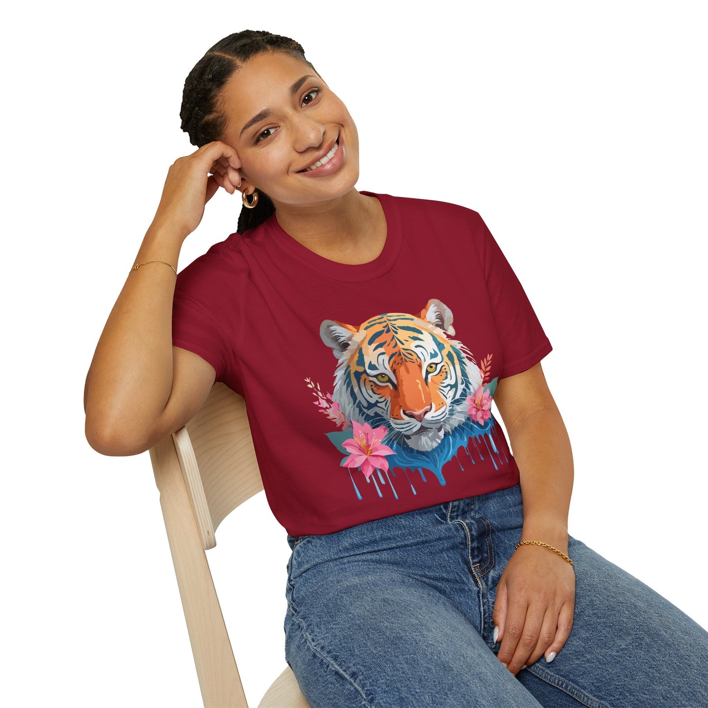 Tiger Shirt, Shirt with Tiger, Animal Tee, Shirt with Animals