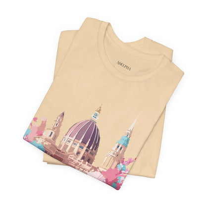 Natural Cotton Tee Shirt - Beautiful Places Collection - Vienna Printify