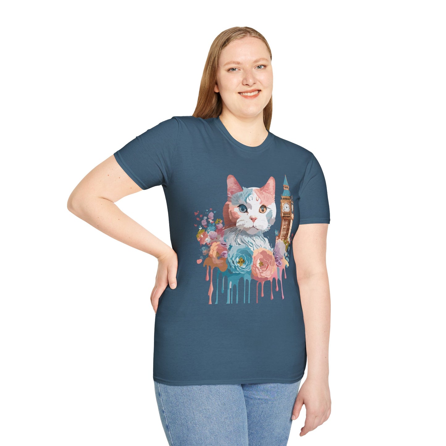 Cat Shirt, Shirt with Cat, Cats Tee, Kitten Tee