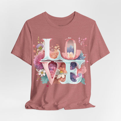 Natural Cotton Tee Shirt - Love story Collection Printify
