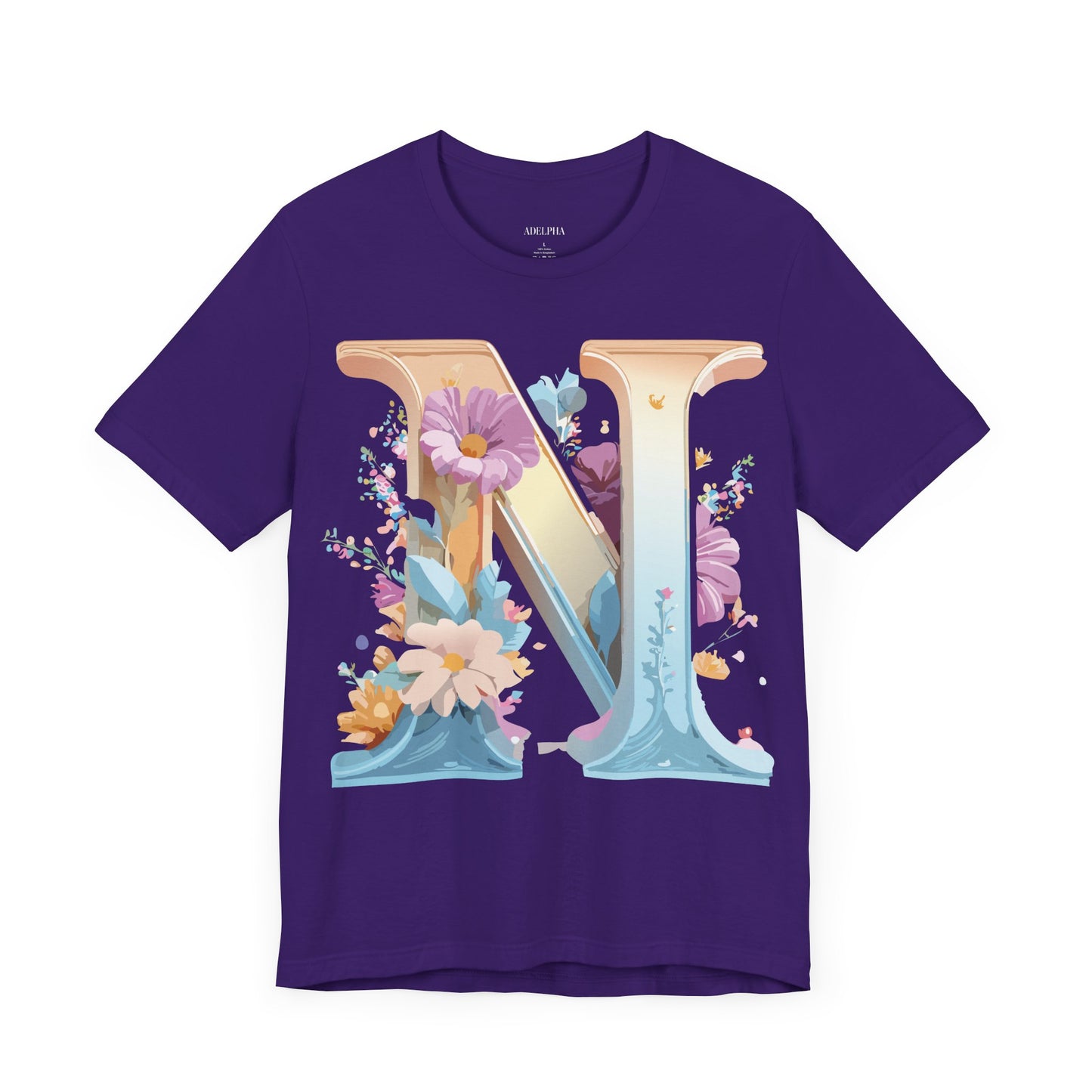 Letter Shirt, Letter N Shirt - ADELPHA