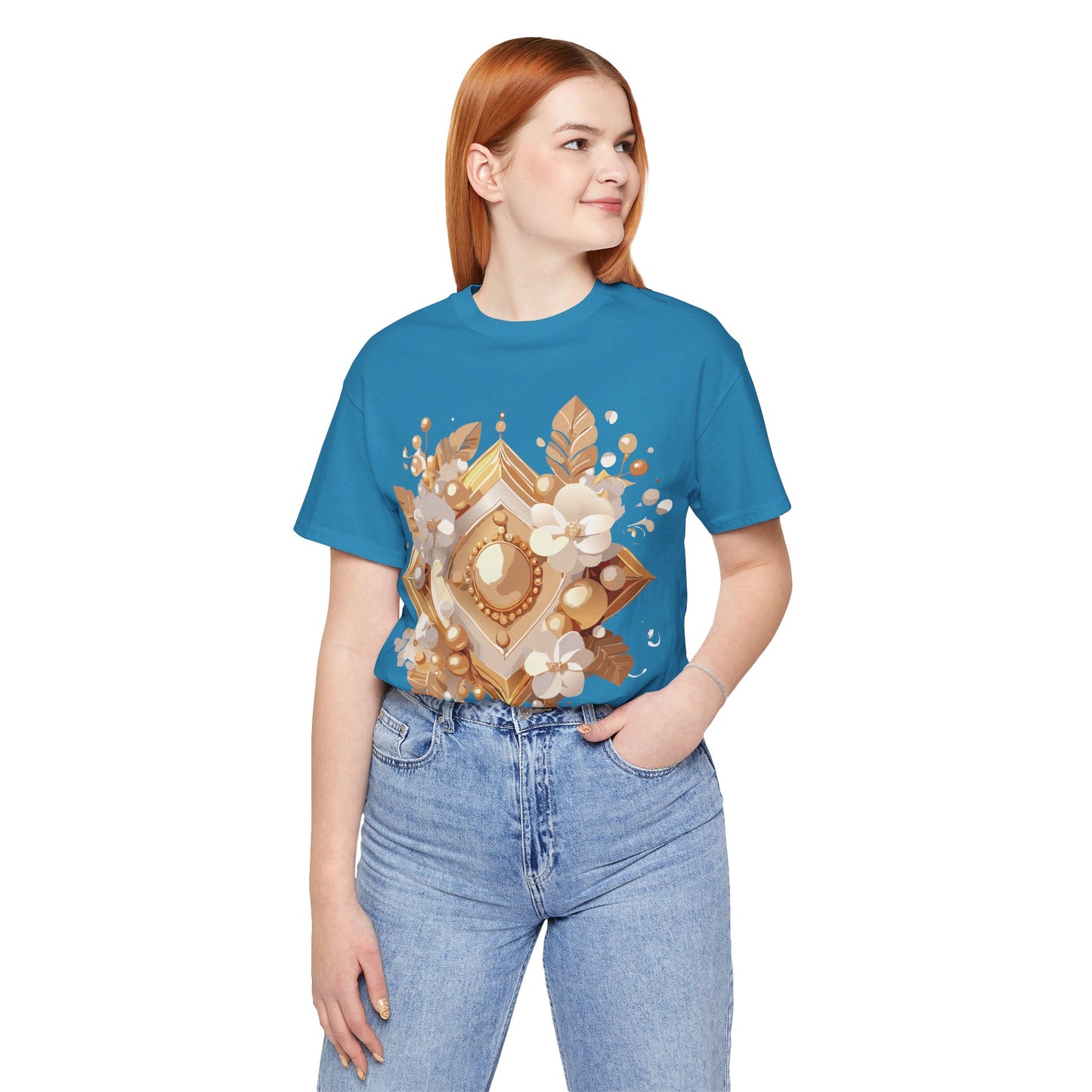 T-Shirt aus natürlicher Baumwolle – Queen Collection