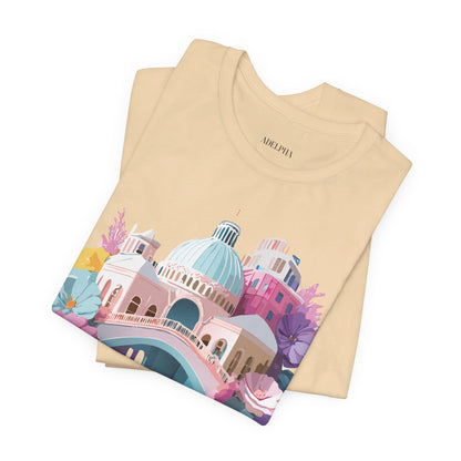 Natural Cotton Tee Shirt - Beautiful Places Collection - Venice Printify
