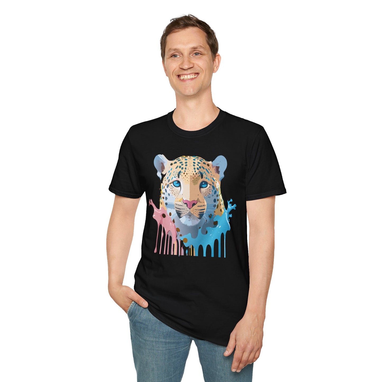 Cheetah Shirt, Shirt with Cheetah, Cheetah Tee, Shirt with Animals