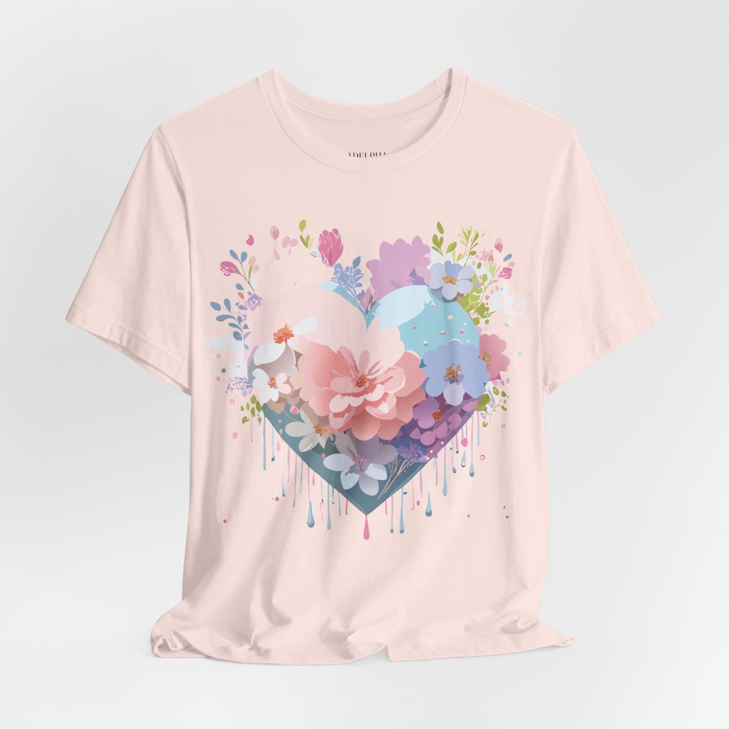 Natural Cotton Tee Shirt - Love story Collection