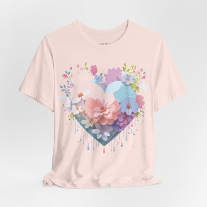 Natural Cotton Tee Shirt - Love story Collection Printify