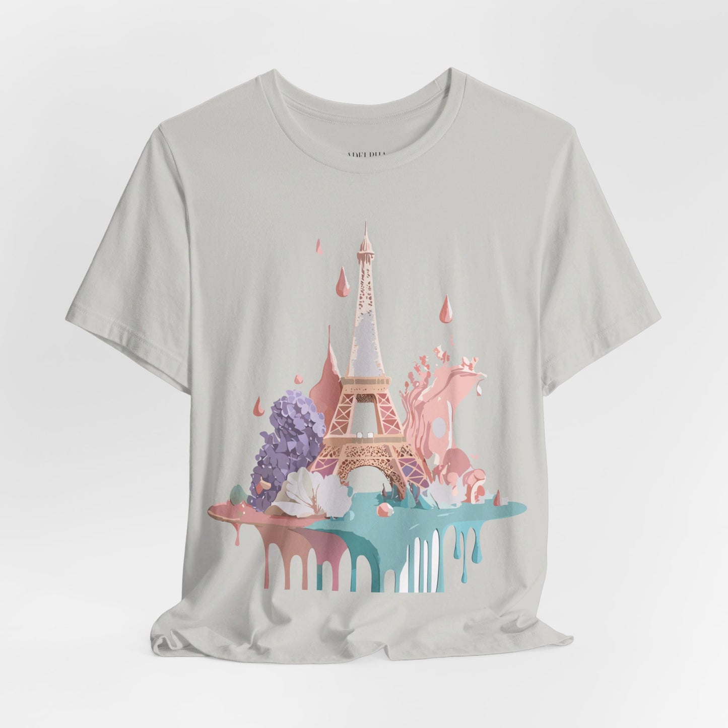 Natural Cotton Tee Shirt - Beautiful Places Collection - Paris