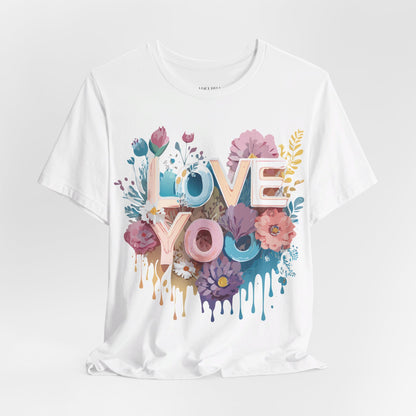 Natural Cotton Tee Shirt - Love story Collection Printify