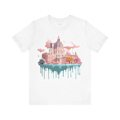 Natural Cotton Tee Shirt - Beautiful Places Collection - Vienna Printify