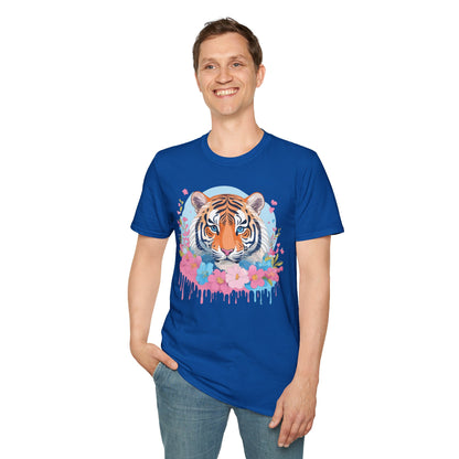 Tiger Shirt Unisex Softstyle T Shirt Gildan 64000 Animal Tee