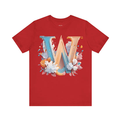 Natural Cotton Tee Shirt - Letters Collection - W Printify