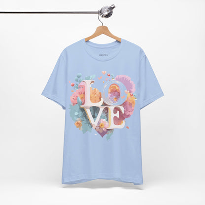 Natural Cotton Tee Shirt - Love story Collection Printify