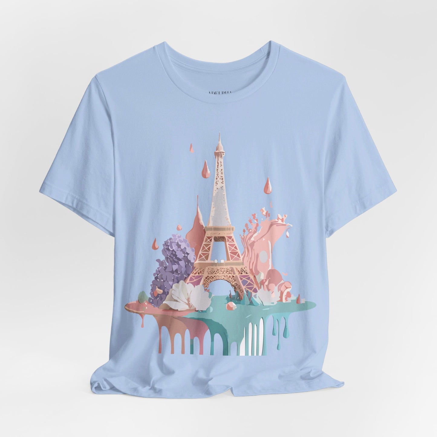 Natural Cotton Tee Shirt - Beautiful Places Collection - Paris