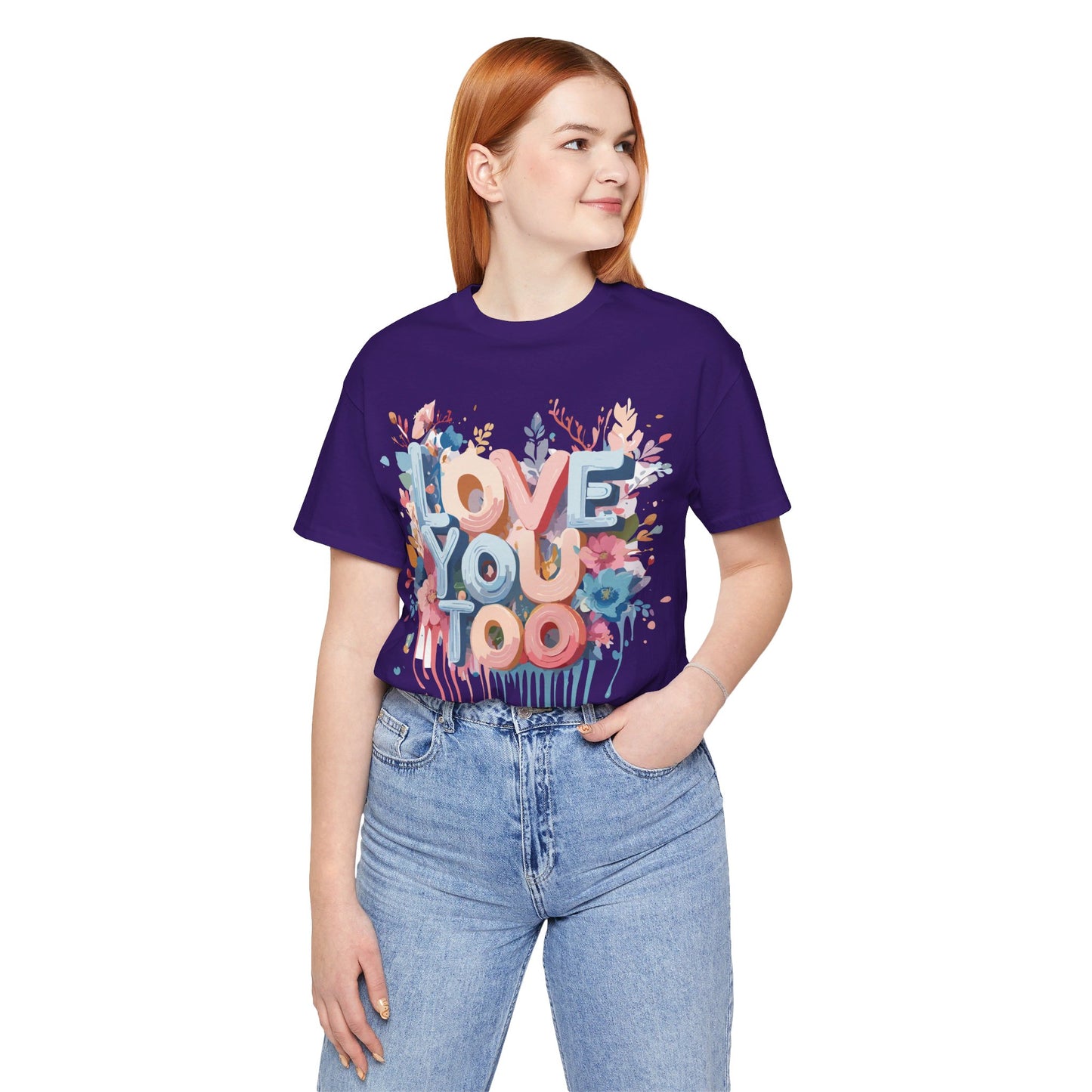 T-Shirt aus natürlicher Baumwolle – Love Story Collection