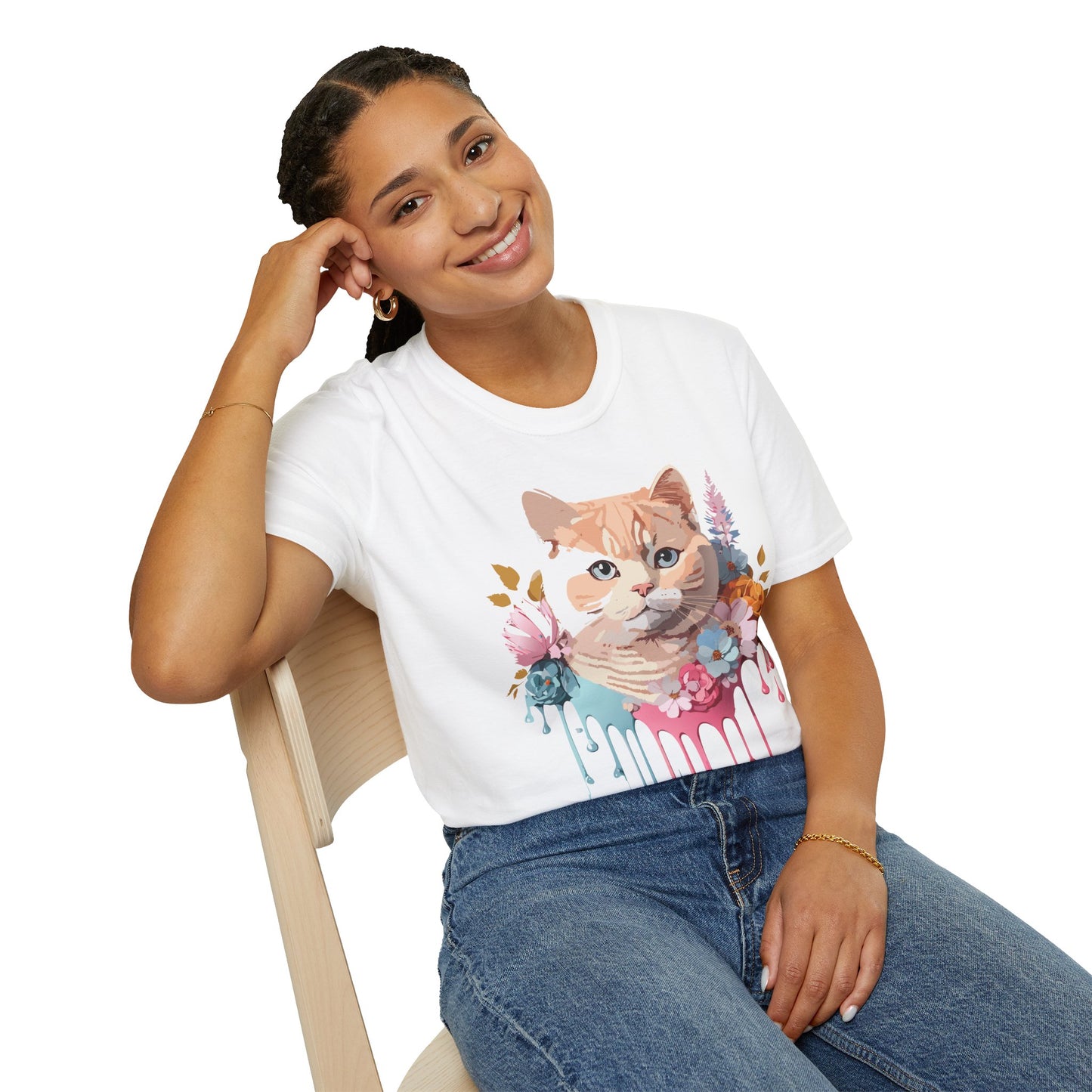 Cat Shirt, Shirt with Cat, Cats Tee, Kitten Tee