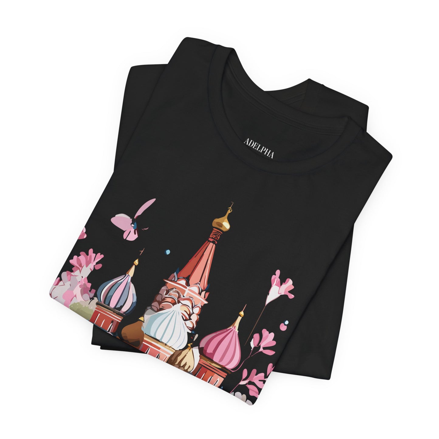 Natural Cotton Tee Shirt - Beautiful Places Collection - Moscow