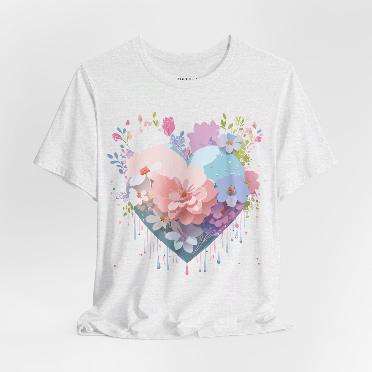 Natural Cotton Tee Shirt - Love story Collection