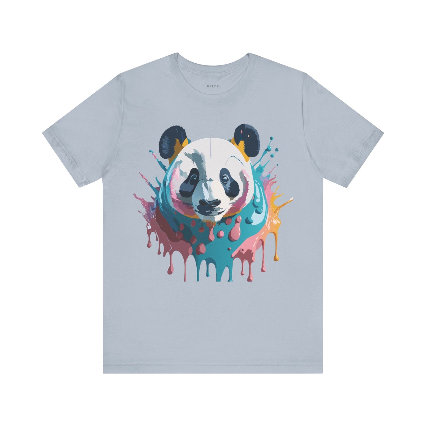 Natural Cotton Tee Shirt with Panda