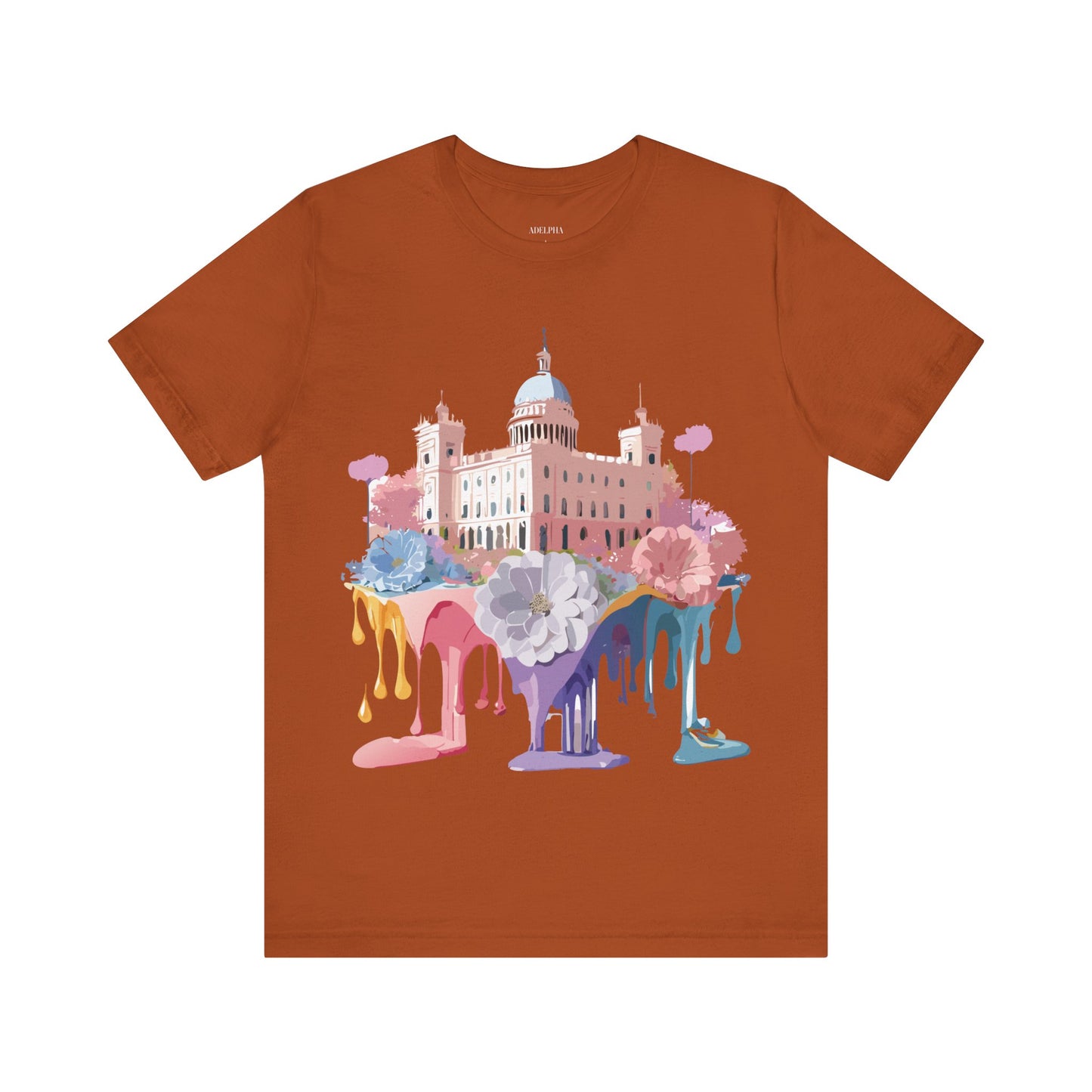 Natural Cotton Tee Shirt - Beautiful Places Collection - Madrid