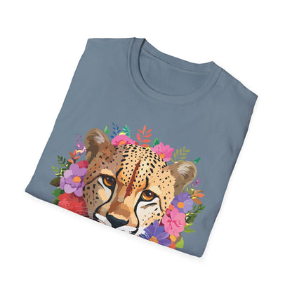 Cheetah Print Shirt Softstyle Tee Gildan 64000 100 Percent Ring Spun Cotton