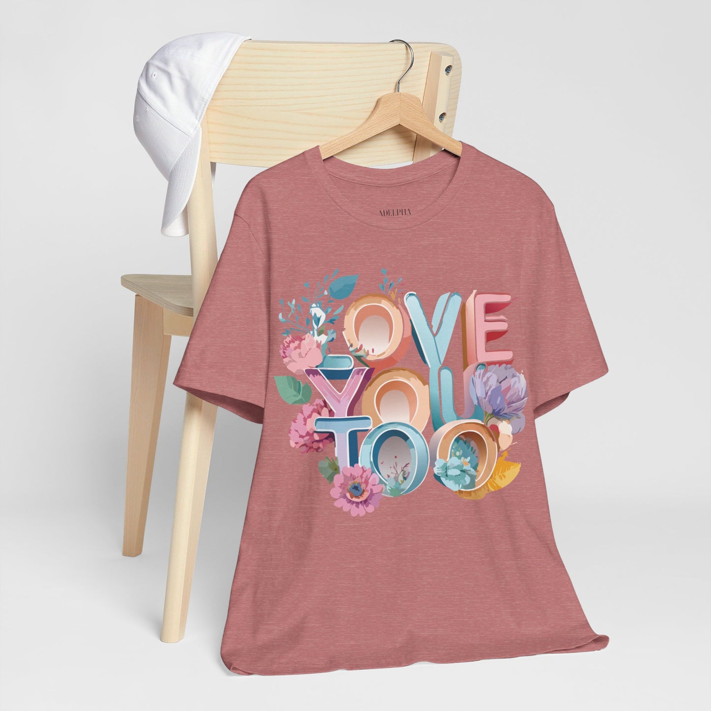 T-Shirt aus natürlicher Baumwolle – Love Story-Kollektion