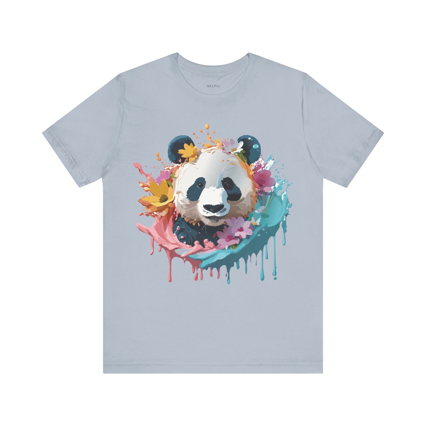 T-Shirt aus natürlicher Baumwolle mit Panda