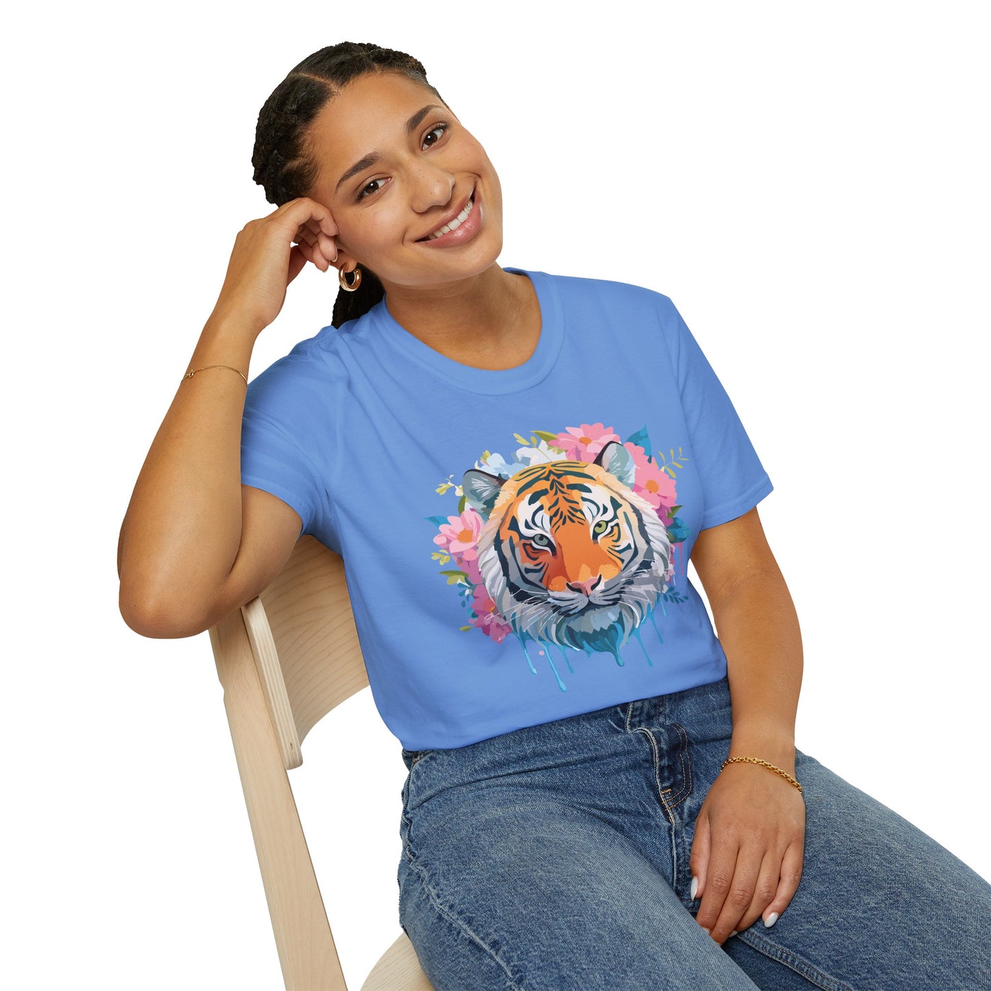 Tiger Shirt, Shirt with Tiger, Animal Tee, Shirt with Animals