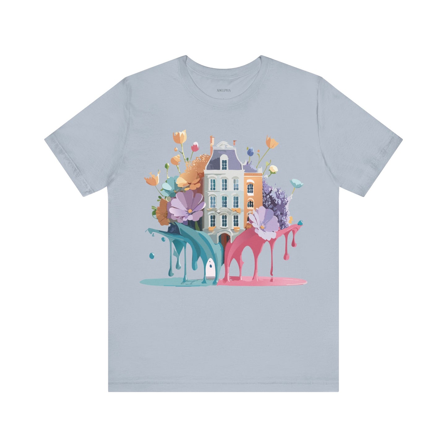 Natural Cotton Tee Shirt - Beautiful Places Collection - Amsterdam