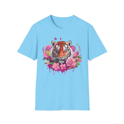 Tiger Shirt Unisex Tee Gildan Softstyle 64000 Ring Spun Cotton