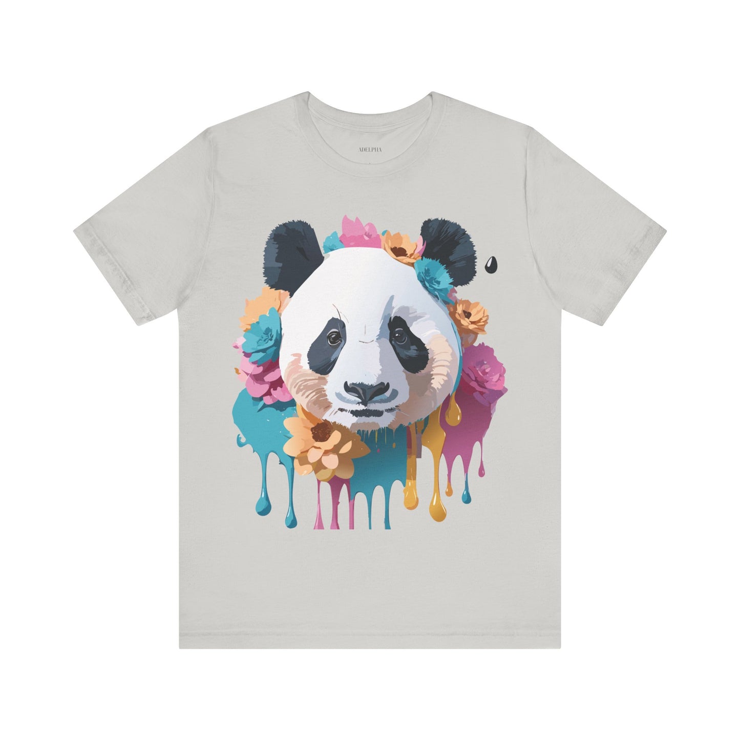 T-Shirt aus natürlicher Baumwolle mit Panda