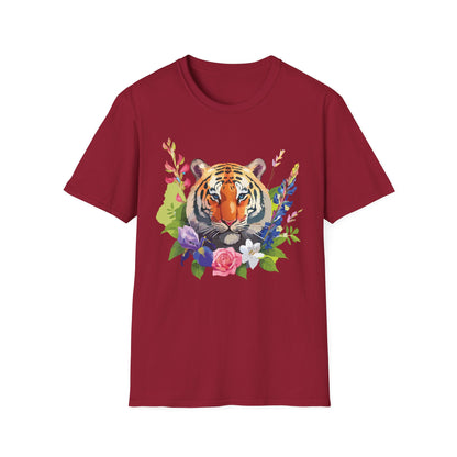 Tiger Shirt Unisex Gildan Softstyle Tee 100 Percent Ring Spun Cotton