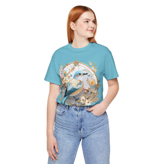 Natural Cotton Tee Shirt - Medallion Collection Printify