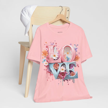 Natural Cotton Tee Shirt - Love story Collection Printify