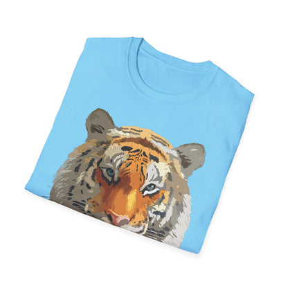 Unisex Tiger Shirt Animal Print Tee Gildan Softstyle Cotton Quality