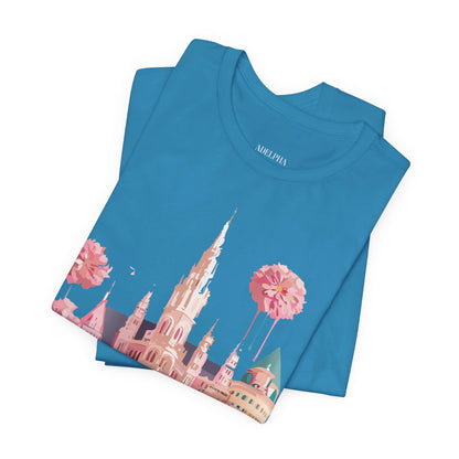Natural Cotton Tee Shirt - Beautiful Places Collection - Vienna Printify