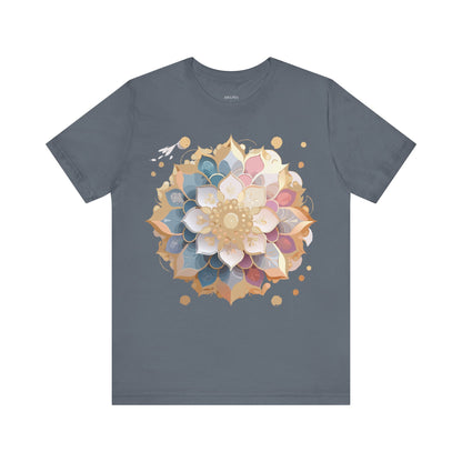 Natural Cotton Tee Shirt - Medallion Collection Printify