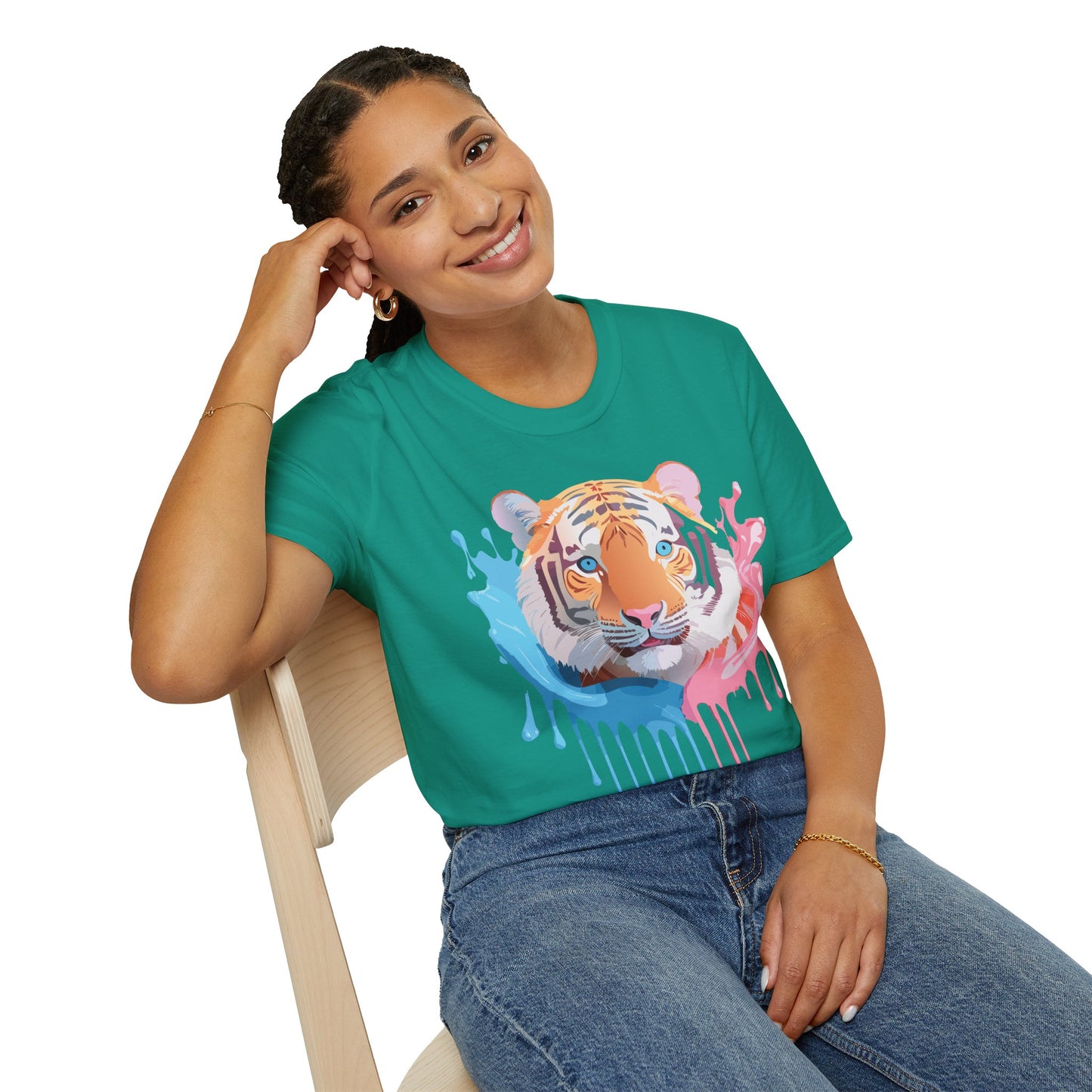 Tiger Shirt, Shirt with Tiger, Animal Tee, Shirt with Animals