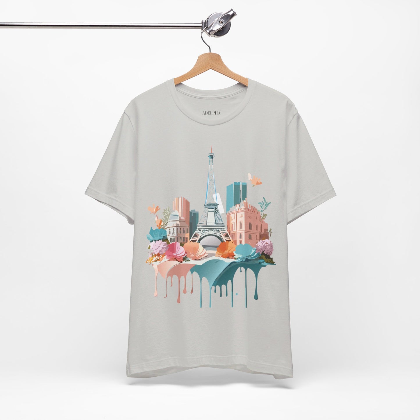 Natural Cotton Tee Shirt - Beautiful Places Collection - Paris