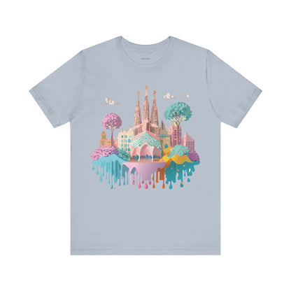 Tourist Shirt, Shirt with Barcelona - ADELPHA